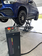 SM-3500E mobilais šķērveida pacēlājs ar automātisko bloķēšanu