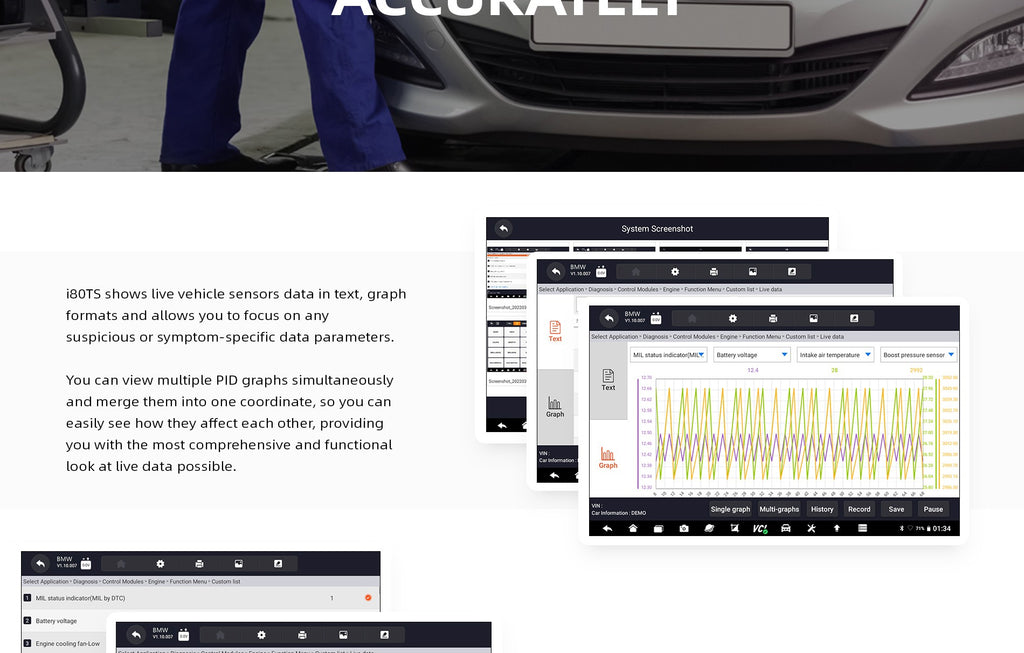 i80TS+TPMS Premium diagnostikas platforma Foxwell