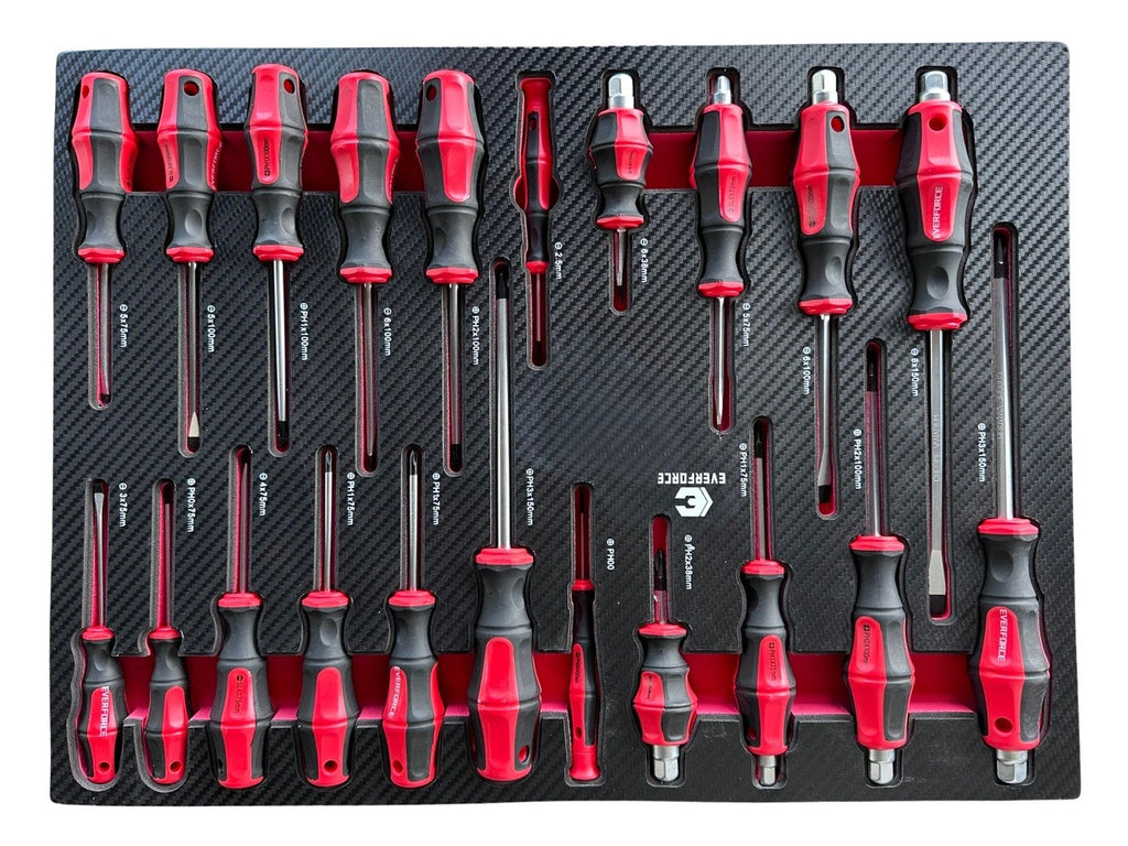 EVERFORCE INSTRUMENTU RATIŅI – 7 ATVĒRUMI AR 7 PILNĀM KASTĒM, 226 VIENĪBAS 04-1010