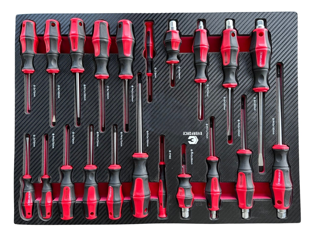EVERFORCE INSTRUMENTU RATIŅI – 7 ATVĒRUMI AR 7 PILNĀM KASTĒM, 226 VIENĪBAS 04-1010