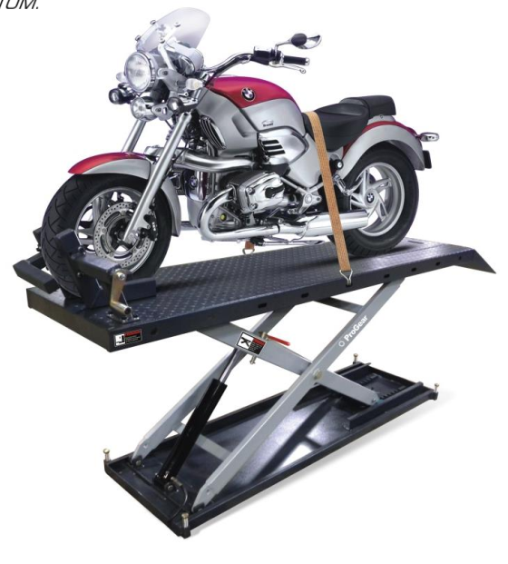 Elektrohidrauliskais motocikla/kvadracikla pacēlājs 600 kg