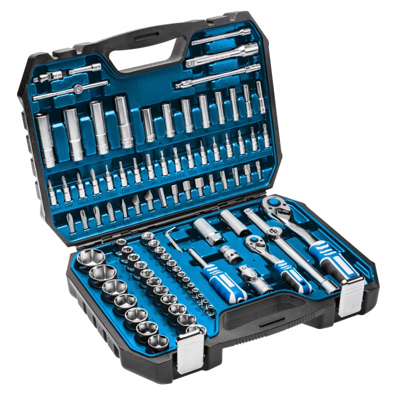 Instrumentu komplekts 1/4"+1/2" CrV Cr-Mo, 95 daļas HOEGERT HT1R426