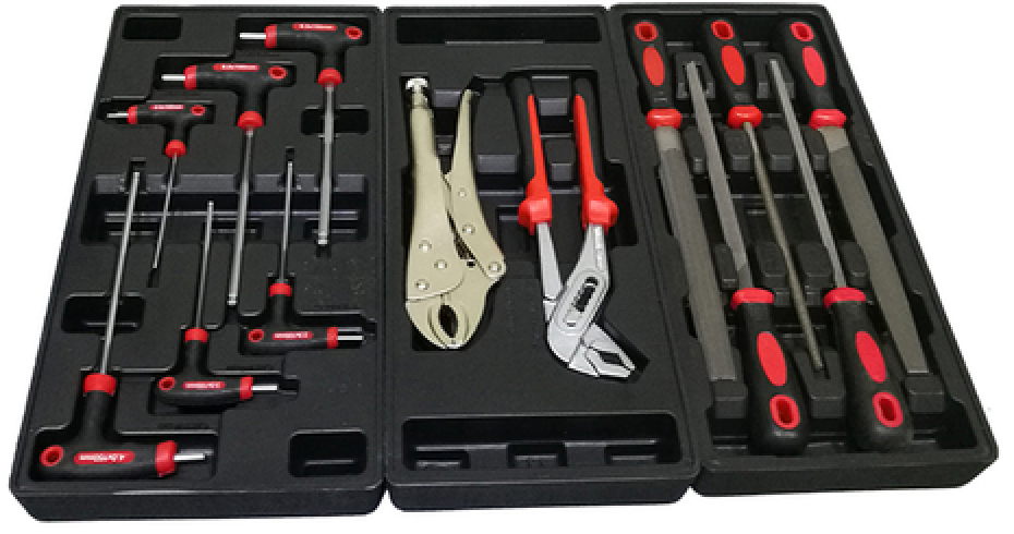 Profesionāli instrumentu ratiņi ar 6 atvilktnēm un 220 instrumentiem EVOLUTION AUTOMOTIVE EQUIPMENT JS-3002