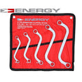 S-veida uzgriežņu atslēgu komplekts 10-19 mm, 5 gab., NE01013SK5