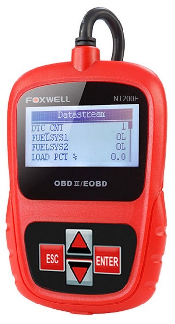 OBDII/EOBD kļūdu, parametru un kodu lasītājs Foxwell NT200E
