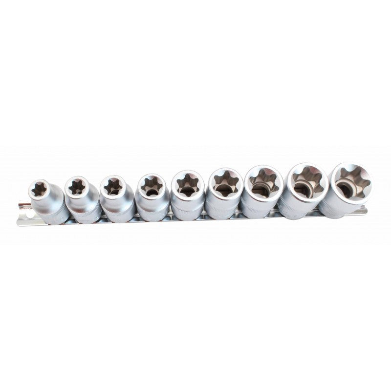 TORX-E uzgriežņu atslēgu komplekts ar montāžas sloksni, 9 gab., 954009-2
