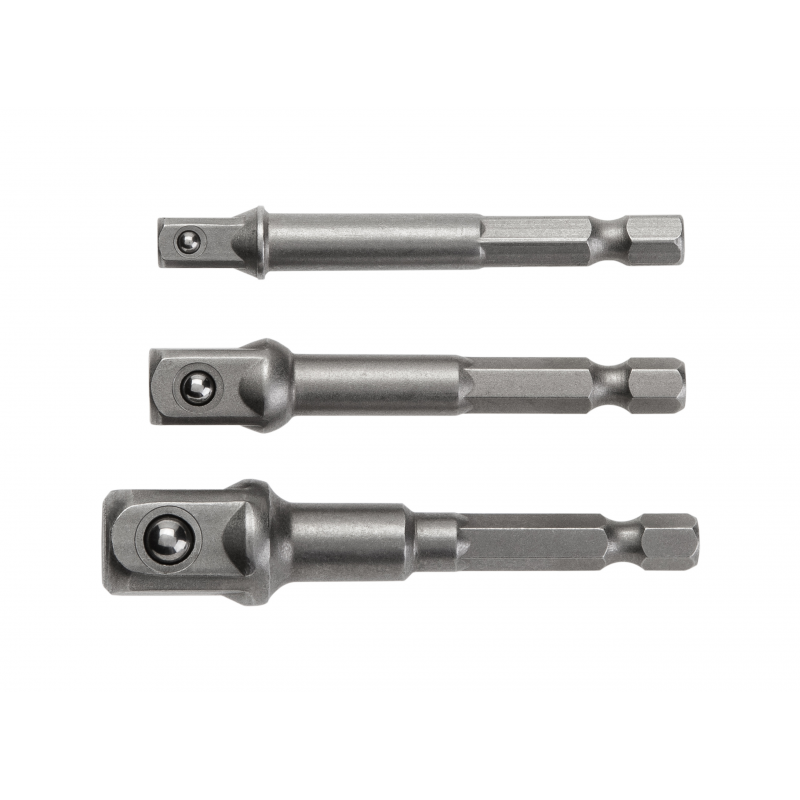 Adapteru komplekts 1/4", 3/8", 1/2" / CrV