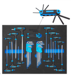 NORTEC PRO WN279 - Instrumentu ratiņi ar 7 atvilktnēm un 5 pilniem 279 gab.