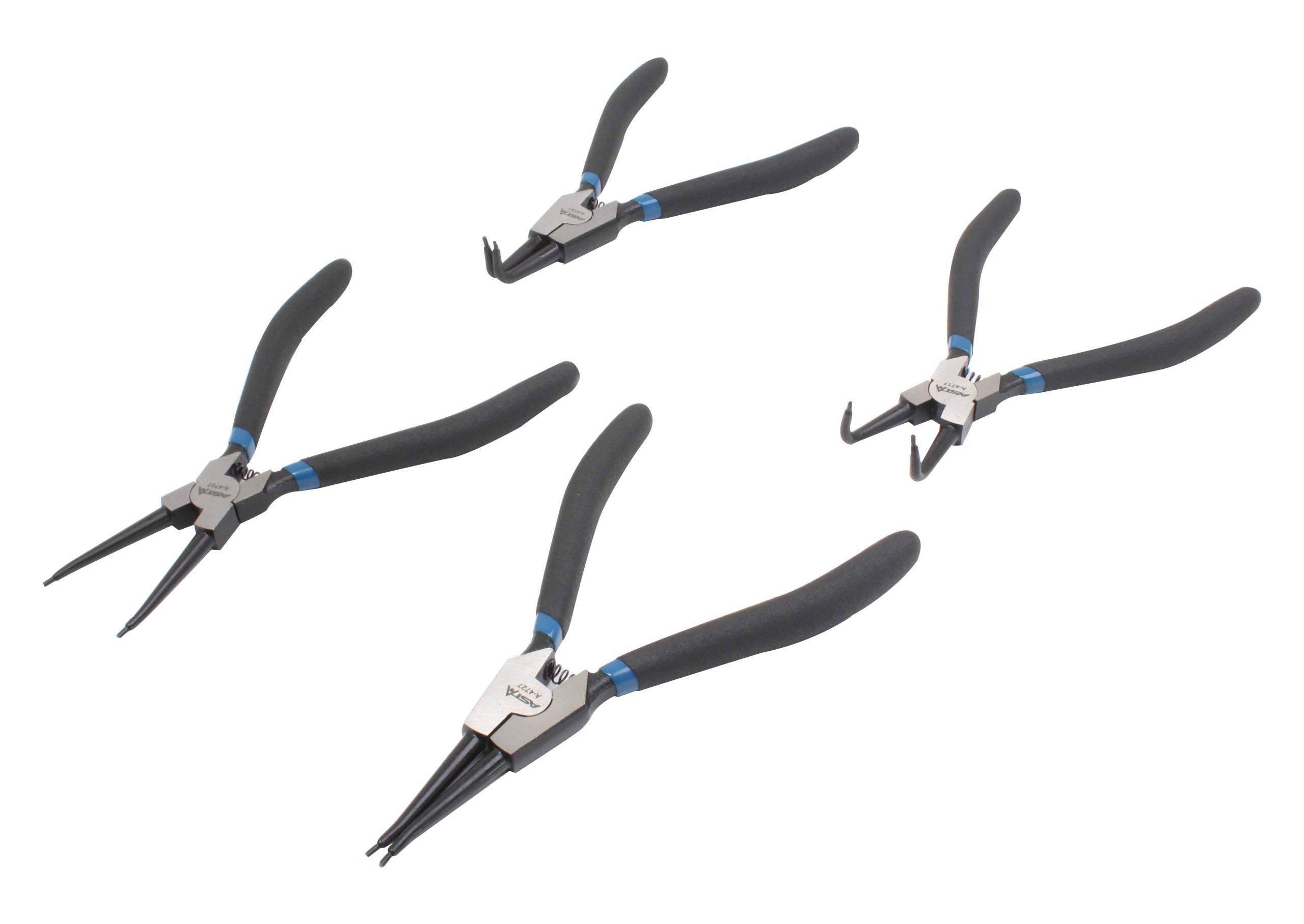 Fiksējošo gredzenu atslēgu komplekts, 4 gab. A-47SET