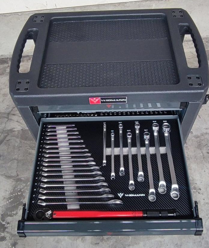 WIDMANN instrumentu ratiņi – 7 atvilktnes ar 6 atvilktnēm, 263 gab., WM-C1-6GR