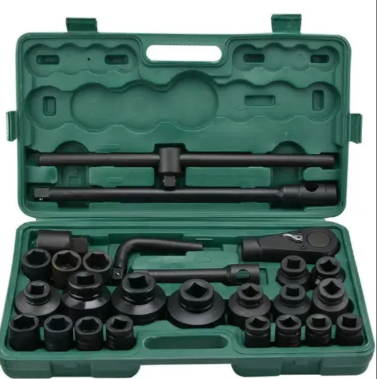 03-1284 Triecienuzgriežņu atslēgu komplekts 3/4" 26 gab.