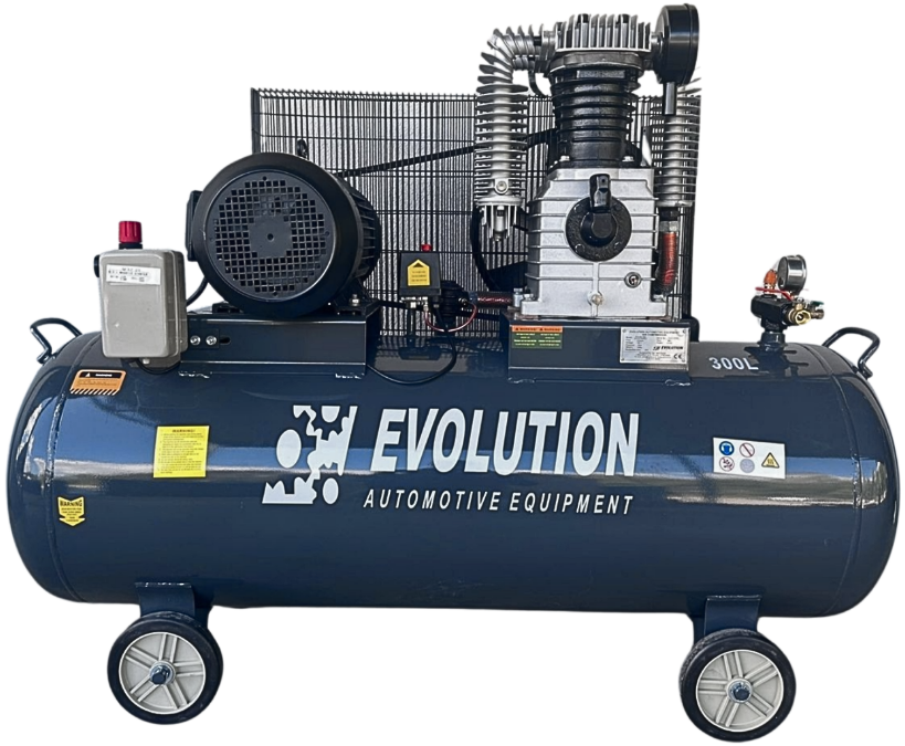 EVO-300 PRO virzuļkompresors ar saspiestu gaisu 300l Evolution (12,5 Bar)