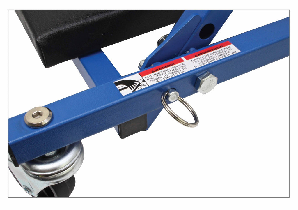 2-in-1 mechaniko vežimėlis ir dirbtuvių kėdutė S-90079