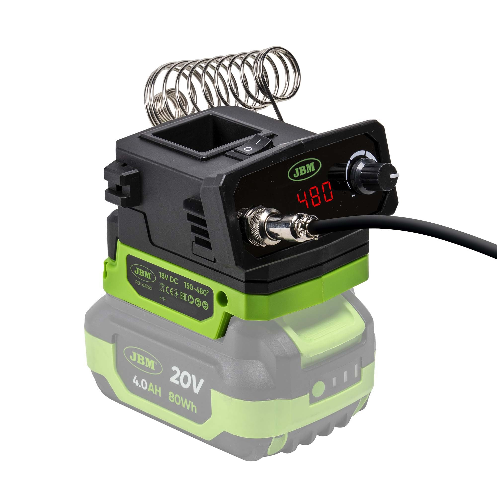 Akumuliatorinis greito įkaitimo lituoklis 20V 60068