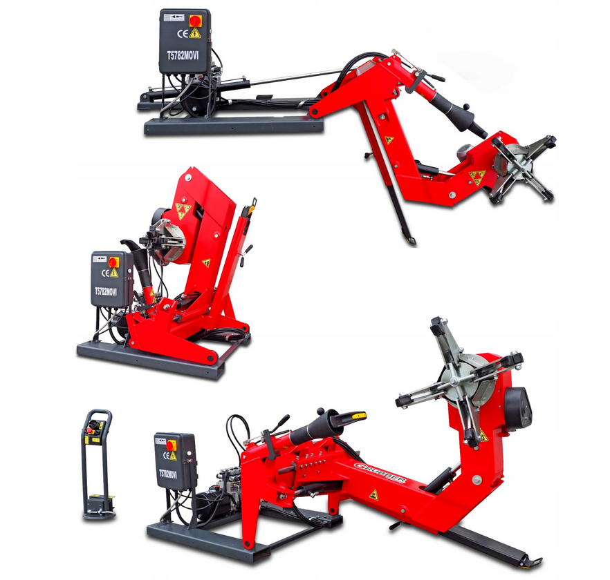T5782 MOVI mobilā montāžas iekārta kravas automašīnām 26" GRUBBER