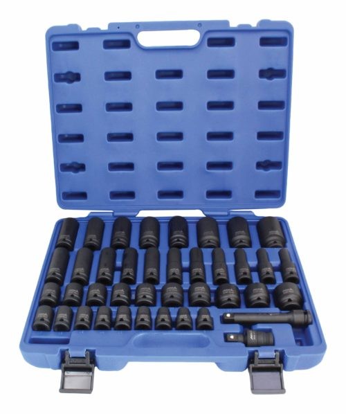 1/2" HEX galvučių komplektas 40vnt A-HEX40F