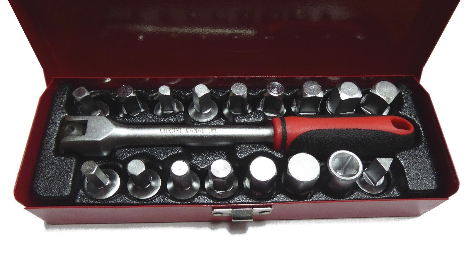 3/8" uzgriežņu atslēgu komplekts kartera skrūvēm, 18 gab., 07-0486