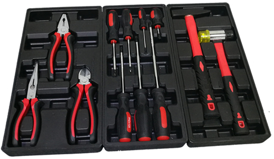 Profesionāli instrumentu ratiņi ar 6 atvilktnēm un 220 instrumentiem EVOLUTION AUTOMOTIVE EQUIPMENT JS-3002