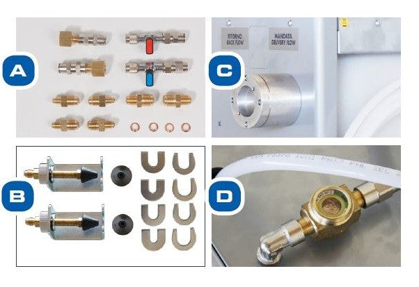Mobilā gaisa kondicionēšanas iekārtas skalošanas stacija TOP FLUSH T01.000.171