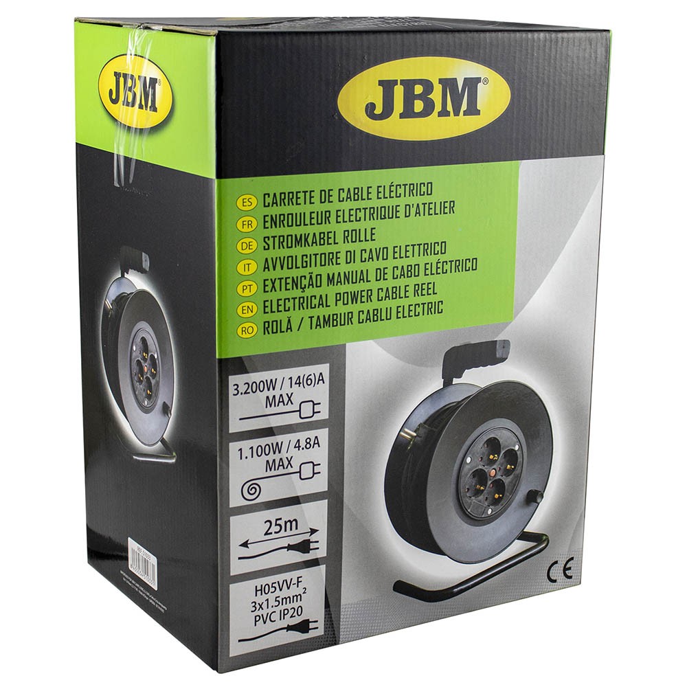 Pagarinātāja vads uz spoles 25m JBM 51033