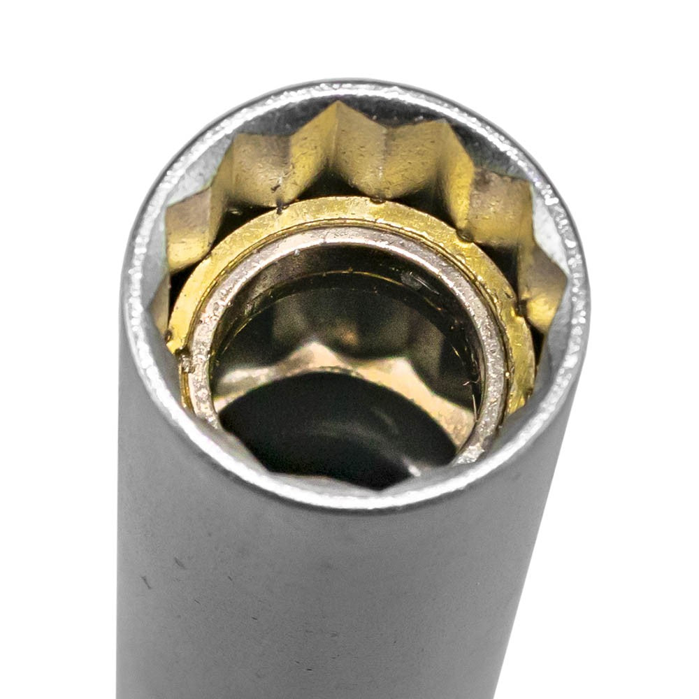 Pagarināta galva benzīna aizdedzes sveču atskrūvēšanai Ø 14 mm / 3/8" / 250 m 52316 m