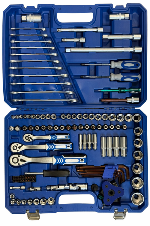 121 priekšmetu instrumentu komplekts čemodānā 03-1428