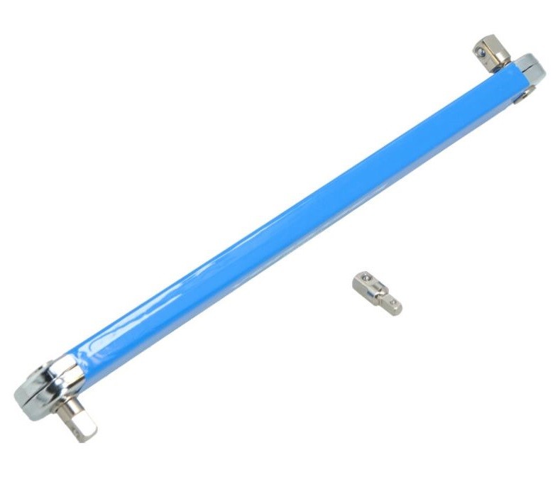 380 mm pagarinātājs uzmavām ar 1/2", 3/8", 1/4" adapteriem 07-1063