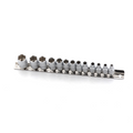 1/4" sešstūra uzgaļu komplekts 4-14 mm / ar stiprinājuma stīpu 52715