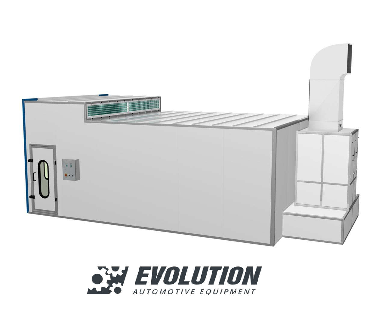 Krāsošanas kabīne vieglajām automašīnām ar dīzeļdegvielas degli EVOLUTION EVO-1000