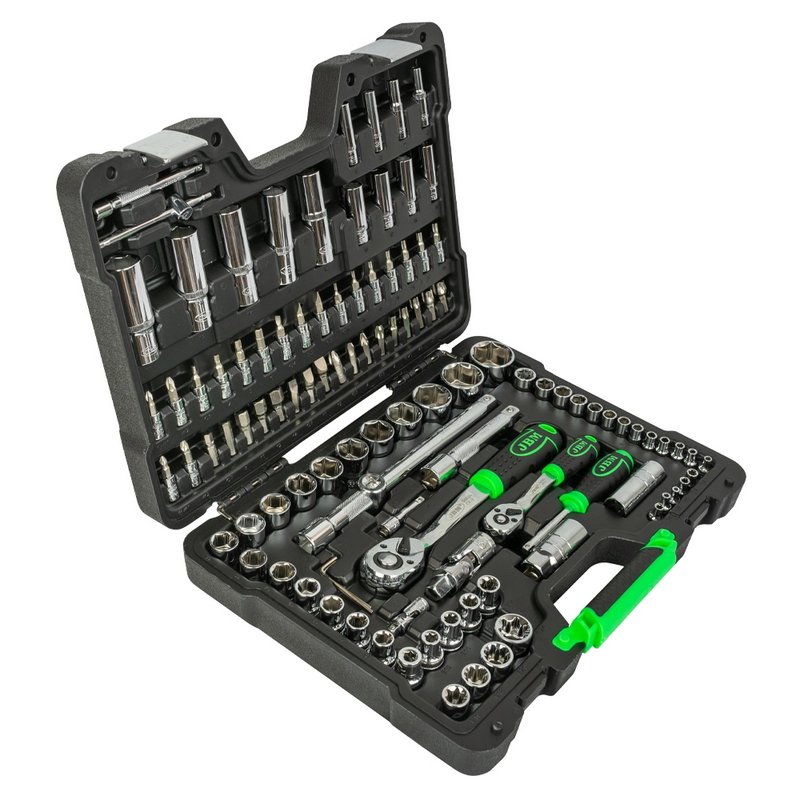 108 daļu kombinētais instrumentu komplekts 1/2"+1/4" 54048
