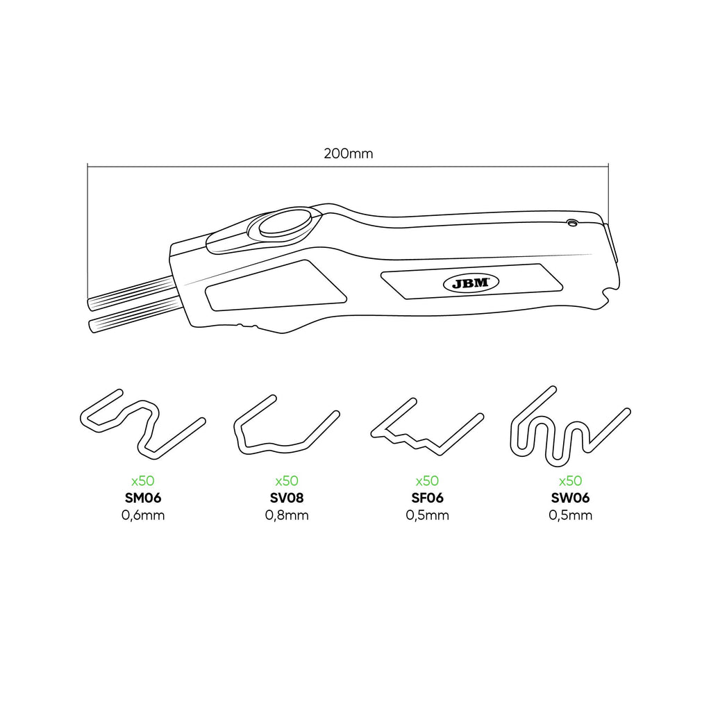 Plastiko litavimo rinkinys 54561