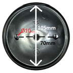 GUMIJAS ZOLE PACĒLĒM Ø 115 mm