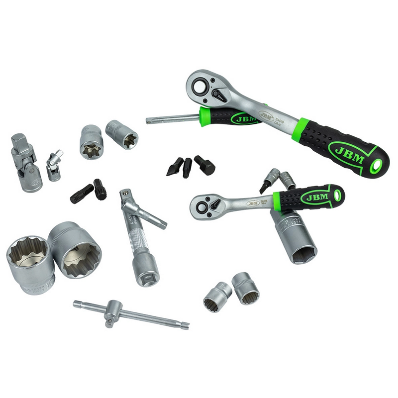 108 daļu kombinētais instrumentu komplekts 1/2"+1/4" 54048