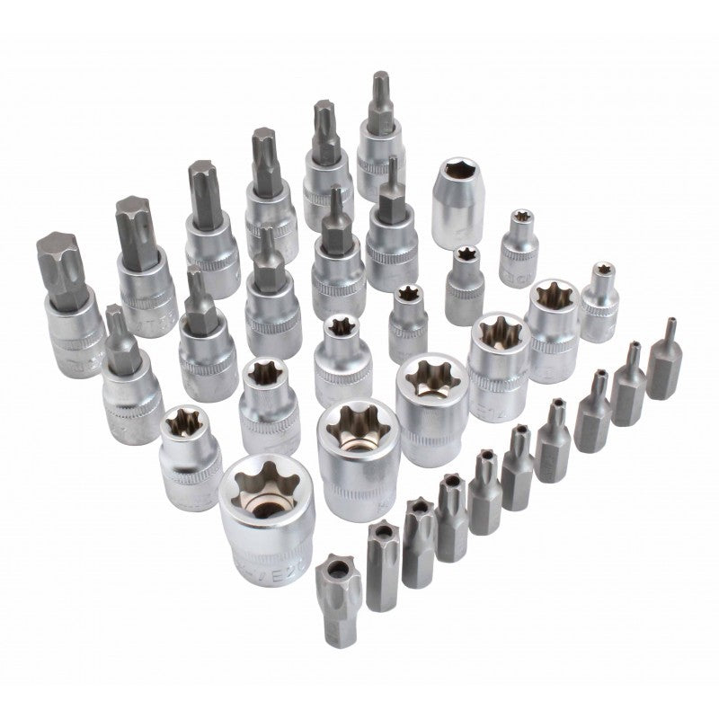 S-34TES 34 gab. 3/8 collu TORX uzgriežņu atslēgu komplekts