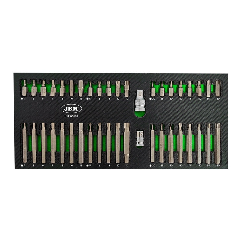 Uzgaļu soma ar uzgaļiem - HEX, 12 punktu, TORX 54158