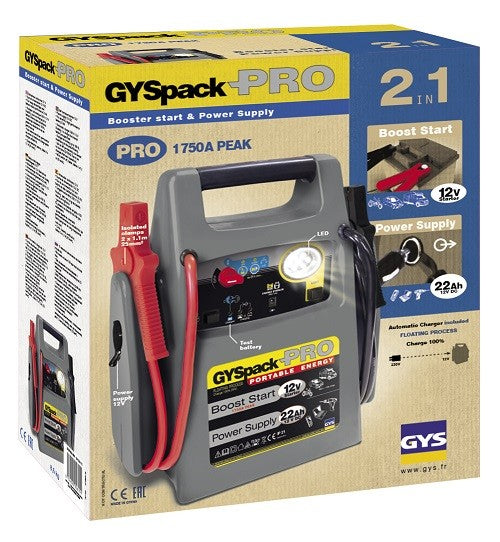 Akumulatora lādētājs-starteris GYSPACK PRO 12V|026155