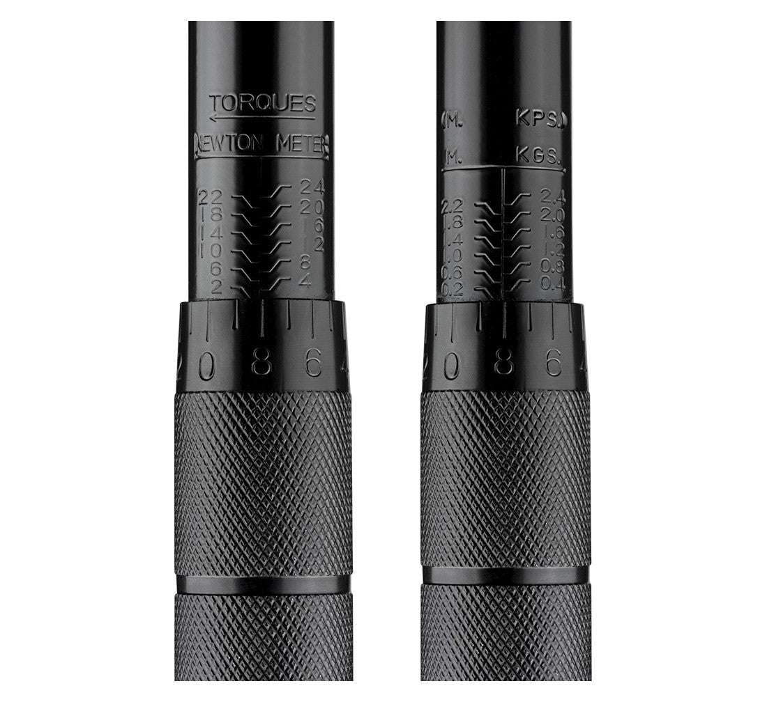 1/4 griezes momenta atslēga 2-24Nm / 280mm (melna) 07-05-26
