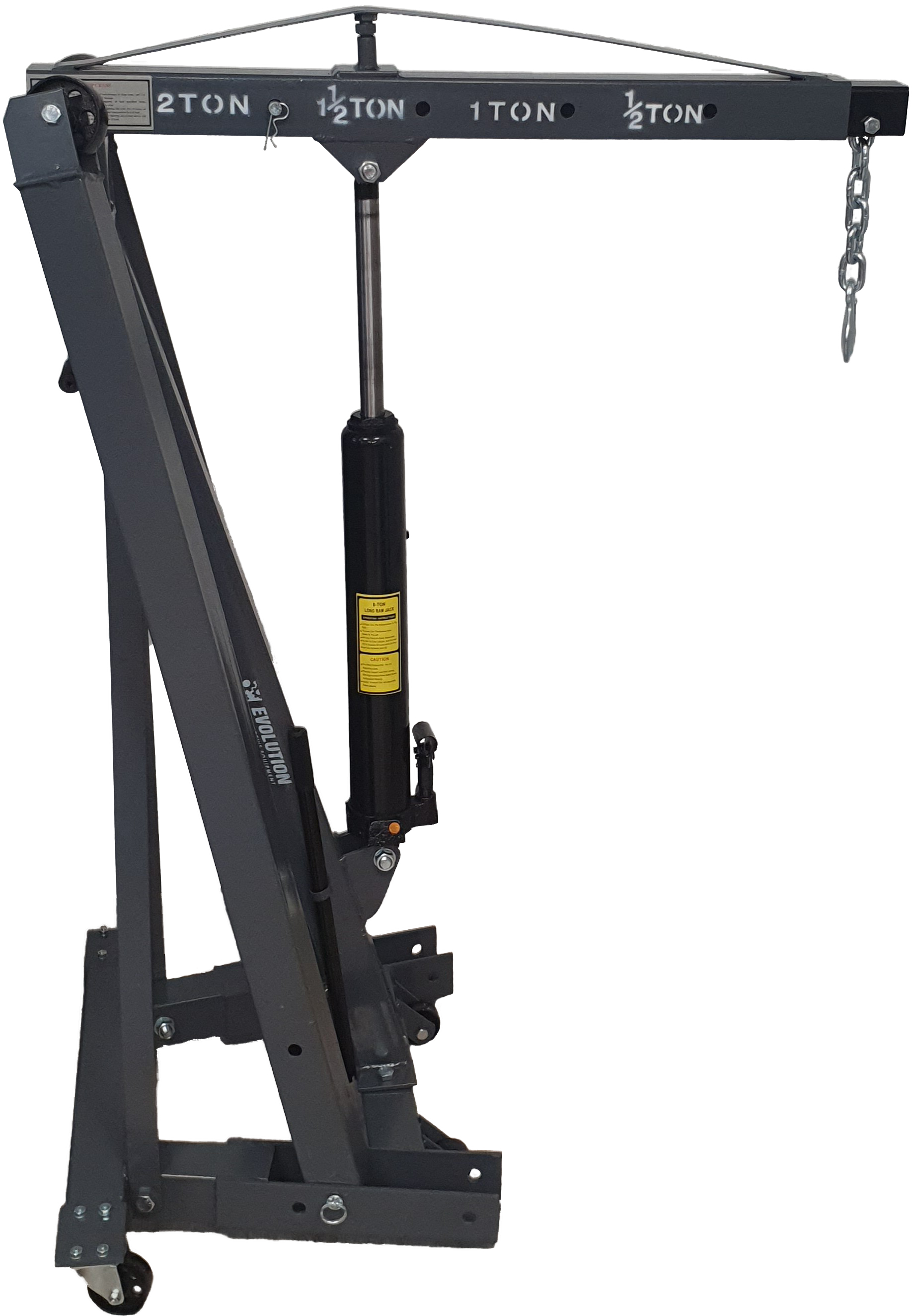 EVO-2T Saliekamā dzinēja celtnis - vinča EVOLUTION 2000kg.