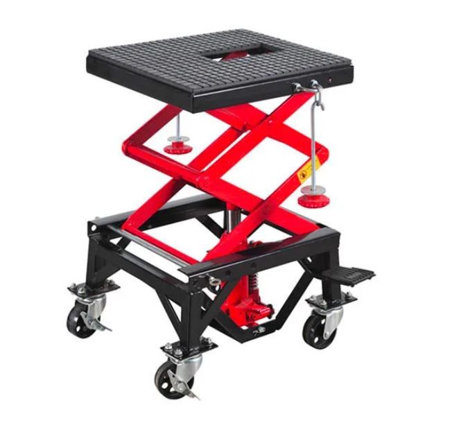 Hidrauliskais statīvs motocikliem līdz 135 kg ar pedāli 03-1341