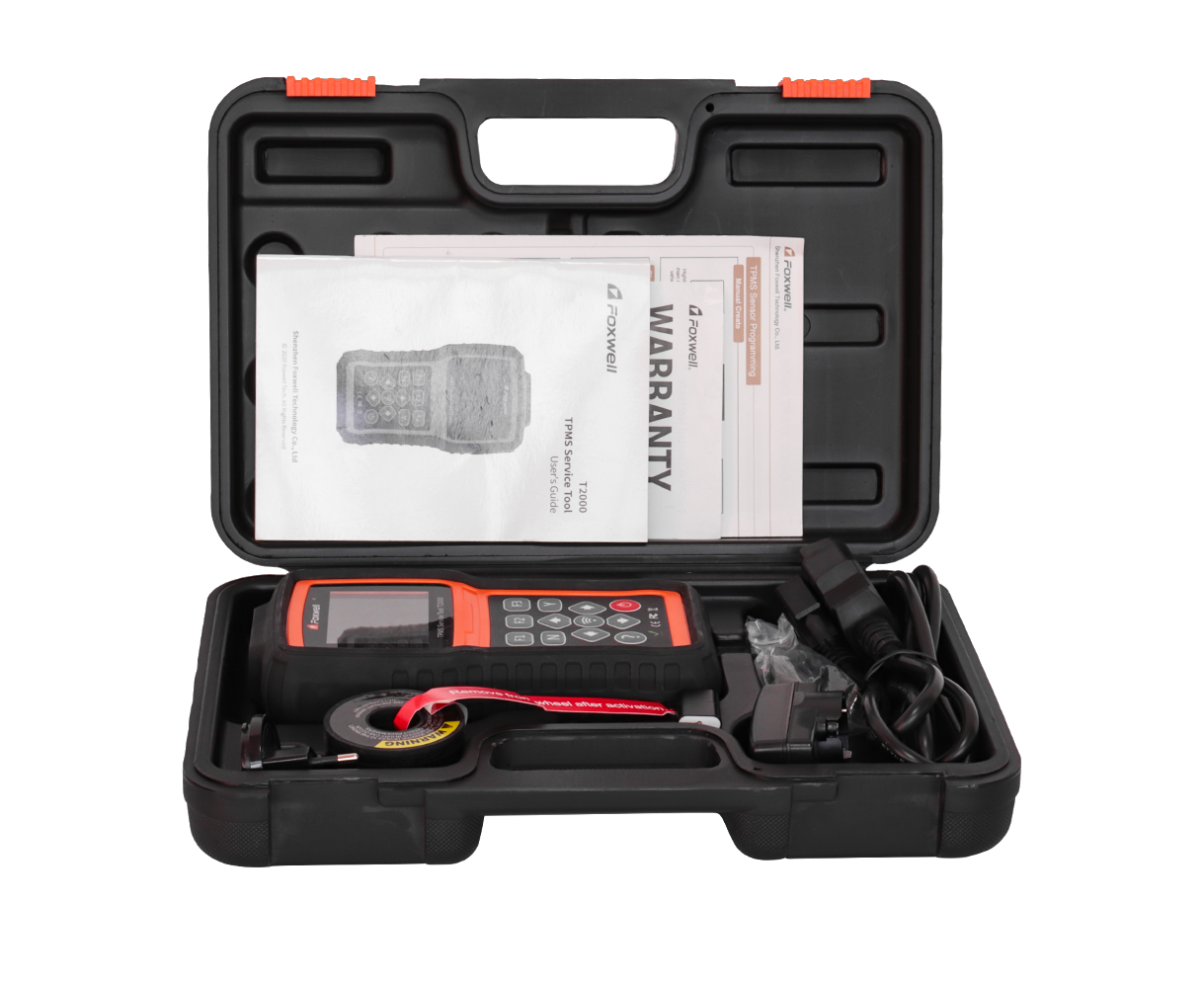 Riepu spiediena sensoru pārbaudes un programmēšanas ierīce ar OBD funkciju TPMS T-2000 Foxwell