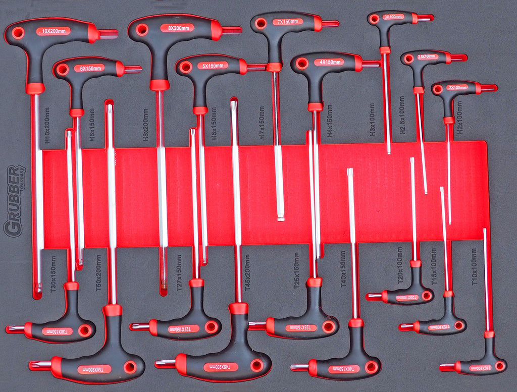 Instrumentu ratiņi ar 7 atvilktnēm un 264 instrumentiem GRUBBER WN264