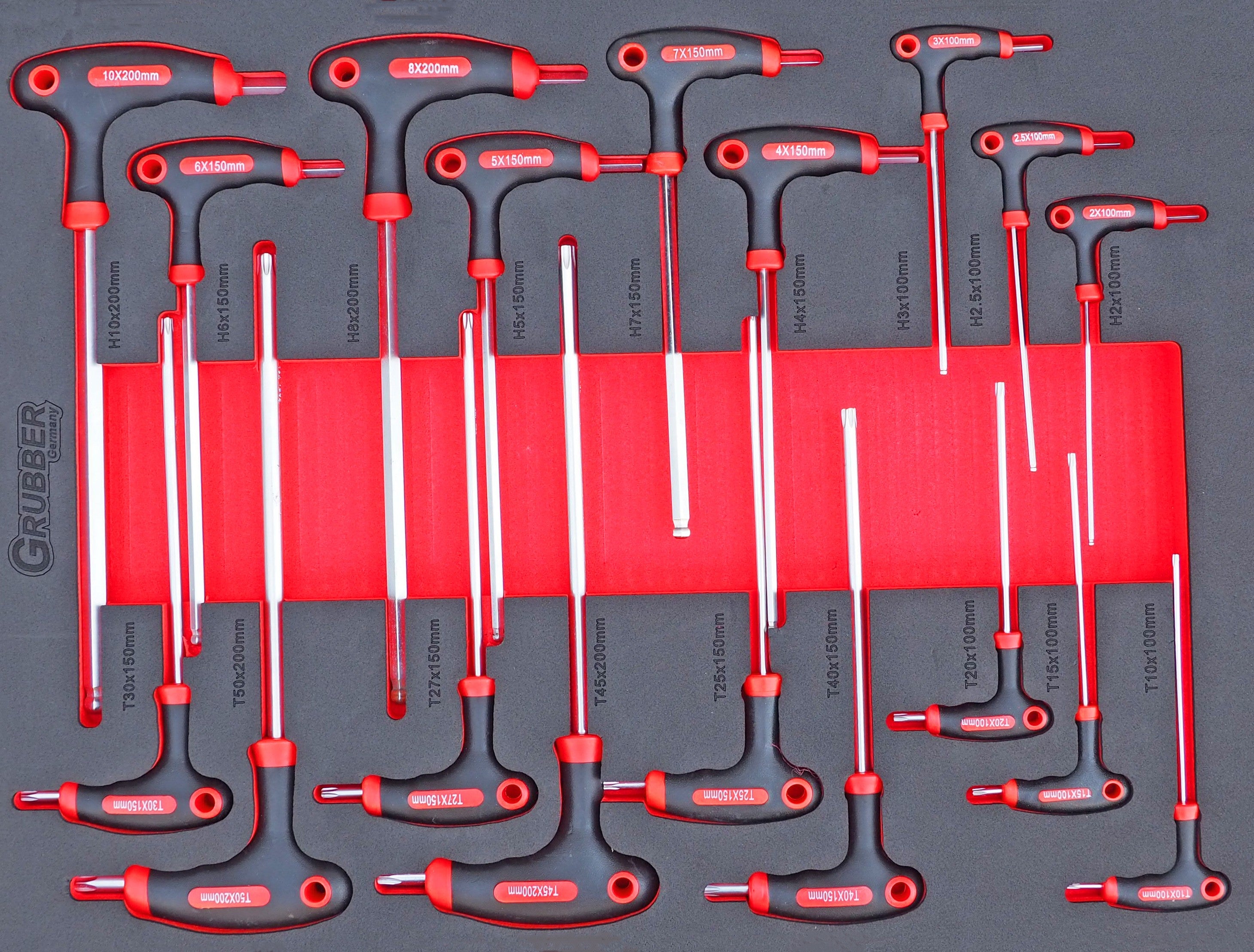 Instrumentu ratiņi ar 7 atvilktnēm un 264 instrumentiem GRUBBER WN264