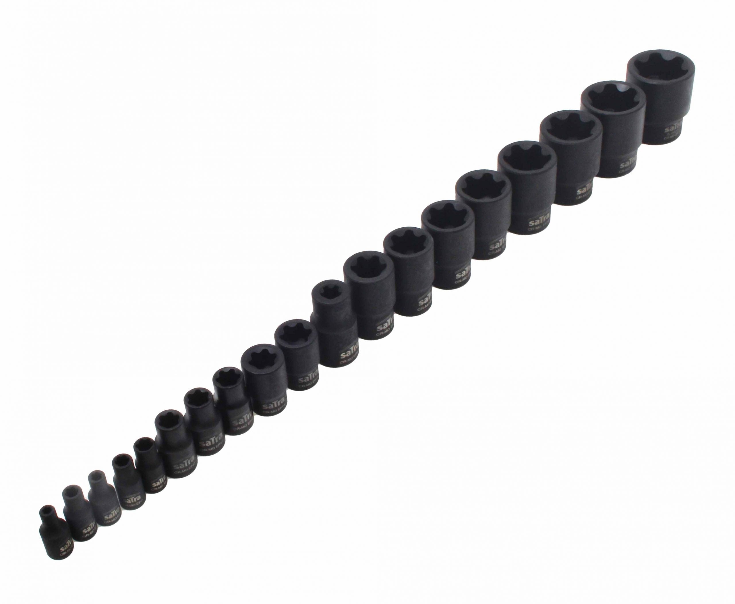 E-TORX Plus triecienu uzgaļu komplekts, 19 gab. S-90230