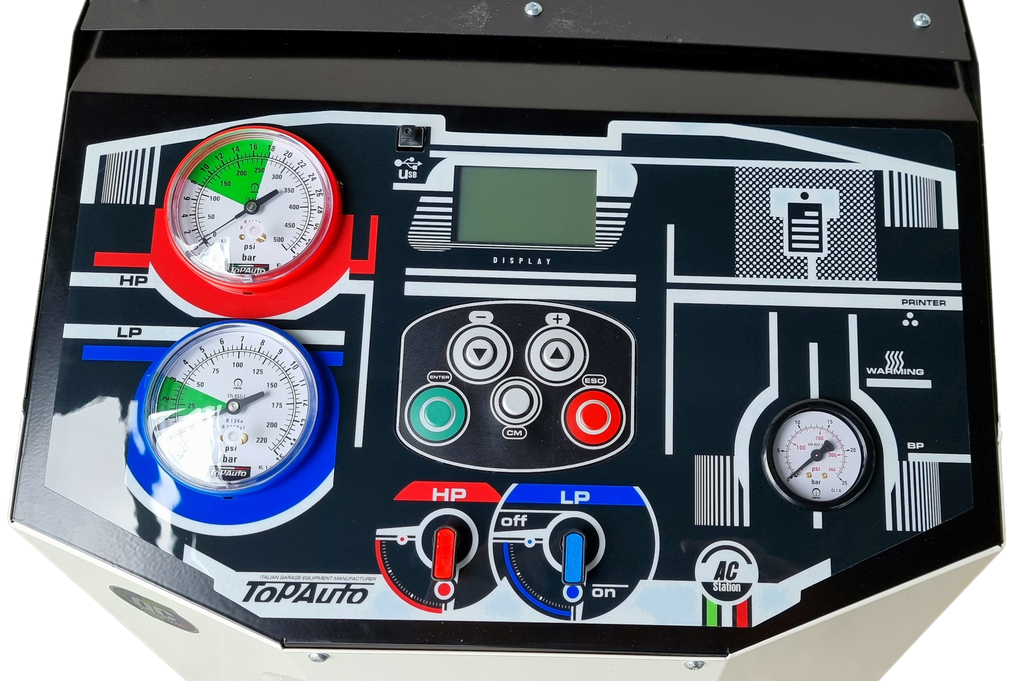 Automātiska gaisa kondicionieru uzpildes stacija RR351