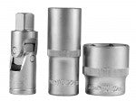 Instrumentu komplekts 1/2", 1/4" sprūdrata uzgaļi 108 gab., Cr-V / ar ratiņu koferi 14296