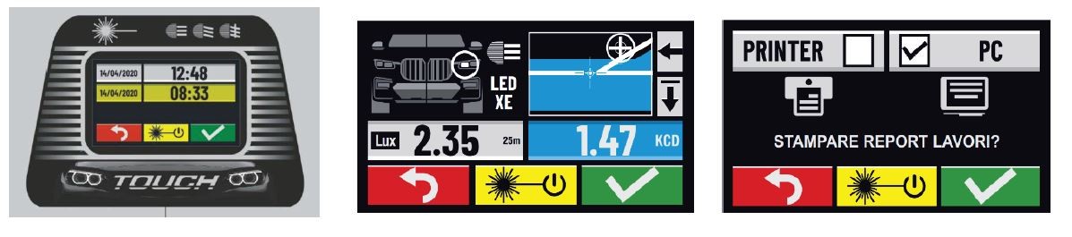Elektroniskais lukturu testeris HBA 40 Touch