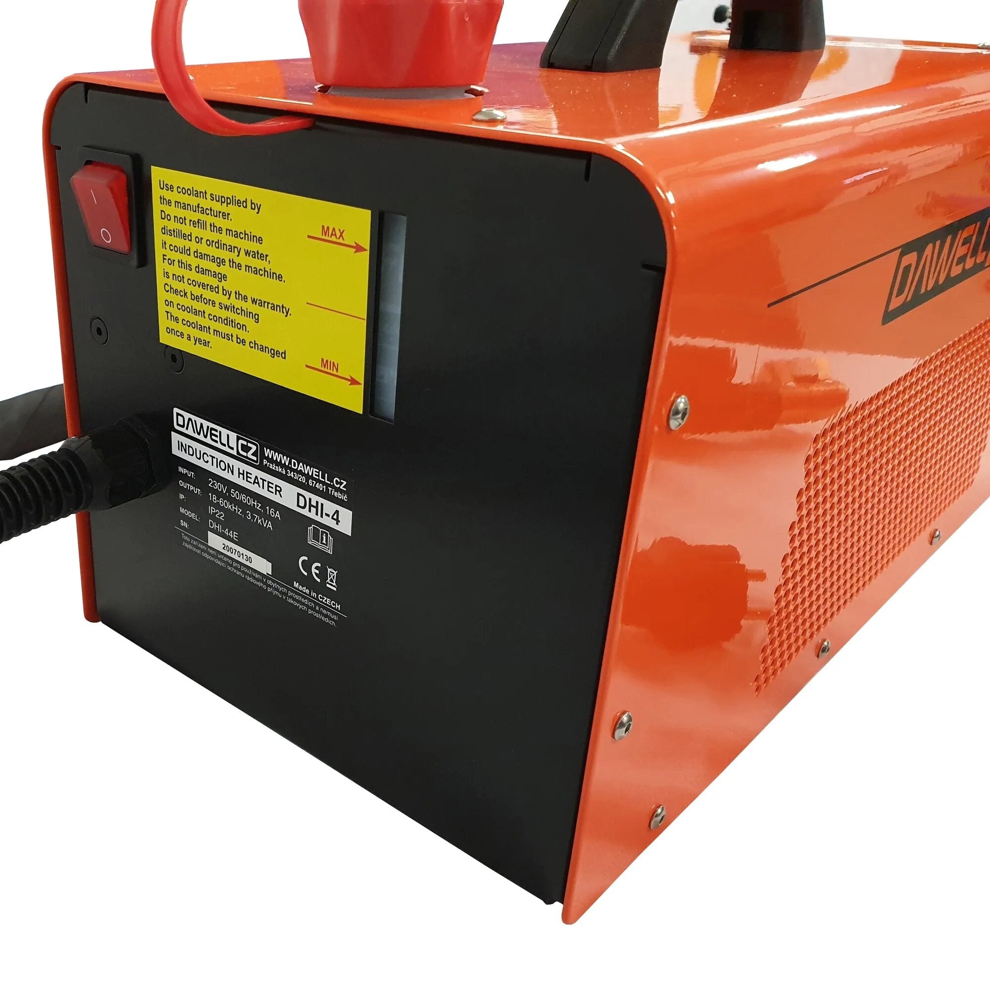 Indukcijas sildītājs 3,7 kW ar ūdens dzesēšanu