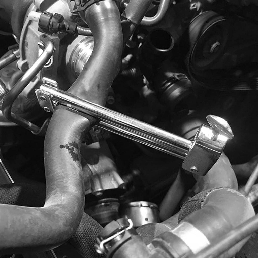 Šļūtenes skavas instruments (stieņa tipa)