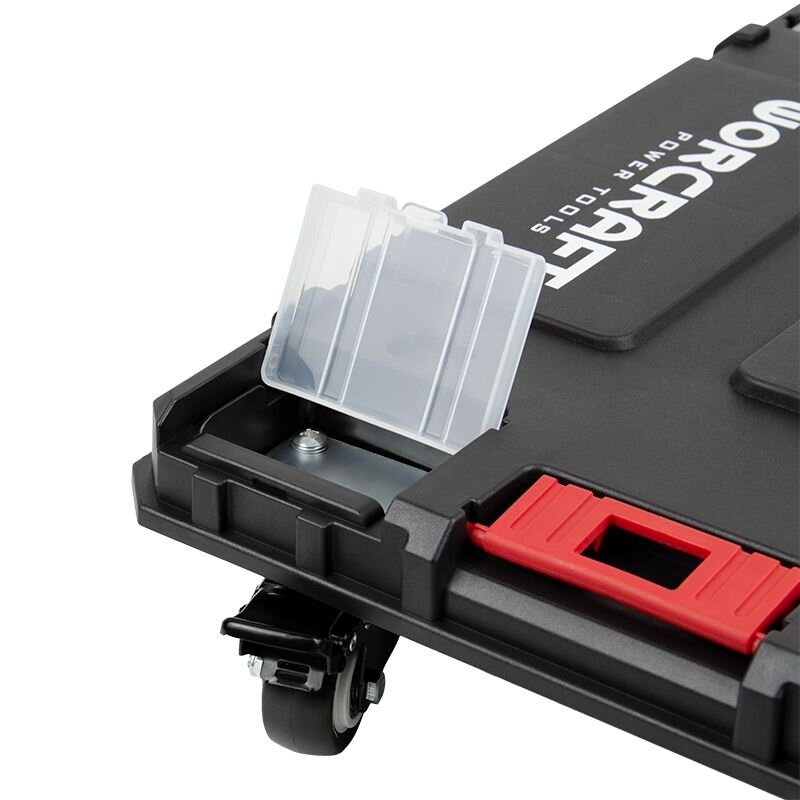 Platforma ar riteņiem plastmasas instrumentu kastēm 467x355x40mm