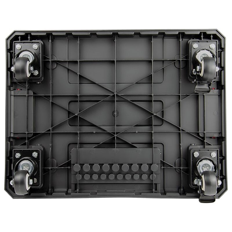 Platforma ar riteņiem plastmasas instrumentu kastēm 467x355x40mm